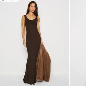 Reformation Annabelle Dress Brown - Size 6